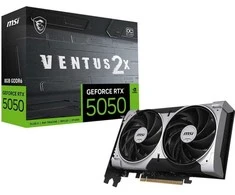 Vaizdo plokštė MSI GeForce RTX 5050 VENTUS 2X OC 8GB DLSS 4