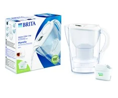 Vandens filtravimo ąsotis BRITA Marella 2.4L, baltas su vandens filtru MAXTRA+ 1 vnt.