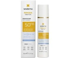 Veido kremas nuo saulės jautriai odai Sesderma Repaskin Urban 365 su SPF50+, 50 ml