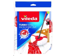 Vileda Easy Wring &amp; Clean Turbo pakaitinės šluostės | Originali šluostė tinkanti  Viledos Turbo 2in1 rinkiniams | tinka bet kokio tipo grindų paviršiams |+20% geresnės valymo savybės