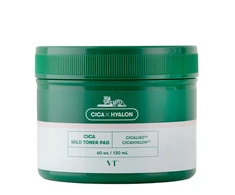 VT Cosmetics Cica Mild Toner Pad Raminantys toniko padeliai veidui, 60 vnt