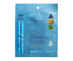 VT Cosmetics - Hydrop Reedle Shot 100hL 2 Step Mask – aktyvaus veikimo drėkinamoji veido kaukė, 1 vnt., 38 g.