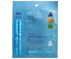VT Cosmetics - Hydrop Reedle Shot 100hL 2 Step Mask – aktyvaus veikimo drėkinamoji veido kaukė, 1 vnt., 38 g.