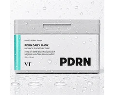 VT Cosmetics PDRN Daily Mask lakštinės veido kaukės su PDRN, 350 g/30 vnt