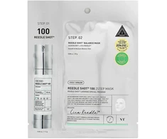 VT Cosmetics Reedle Shot 100 2-Step Mask Dviejų žingsnių stangrinanti veido kaukė, 1 vnt., 27 g