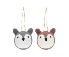 Kalėdų eglutės žaisliukas Winteria Ornament Animal, 7 cm