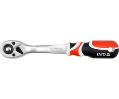 YATO išlenkta terkšlė 1/2" YT-0732, 72 dantys, greitos fiksacijos