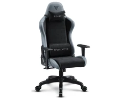 Žaidimų kėdė SENSE7 Spellcaster FUKU PU, juodos/pilkos spalvos
