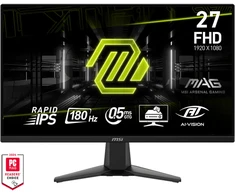 Žaidimų monitorius MSI MAG 275F 27" / FHD / Rapid IPS / 180Hz / 0,5ms GtG / juodos spalvos