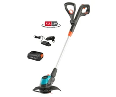 Gardena akumuliatorinė žoliapjovė EasyCut 23/18V P4A 18V pilnas komplektas