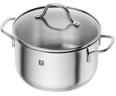 ZWILLING Flow virtuvės puodų rinkinys, 5 dalių, 18/10 nerūdijantis plienas