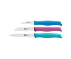 ZWILLING TWIN GRIP 3 peilių rinkinys, įvairių spalvų