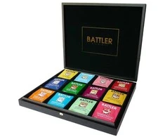 Arbatos rinkinys Battler Original Wooden Box, BO-GL-8015, 60 vnt