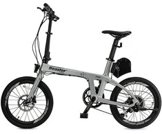 Beaster Scooter Sulankstomas elektrinis karboninio rėmo dviratis Beaster, BS126S, sidabrinis, 250 W