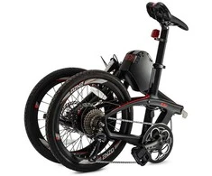 Beaster Scooter Sulankstomas elektrinis karboninio rėmo dviratis Beaster, BS125B, juodas, 250 W