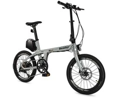 Beaster Scooter Sulankstomas elektrinis karboninio rėmo dviratis Beaster, BS126S, sidabrinis, 250 W