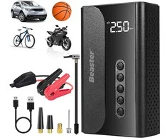 Beaster Scooter Elektrinė pompa - automobilio užvedimo įrenginys Beaster, BS009PM, 1000 A, 10400 mAH