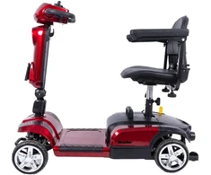 Beaster Scooter Elektrinis keturratis motoroleris, BSAURA, raudonas, surinktas, 250 W
