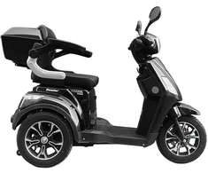 Beaster Scooter Elektrinis triratis motoroleris, BSMAGNUM3A, juodas, surinktas, 1000 W