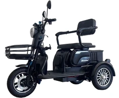 Beaster Scooter Elektrinis triratis motoroleris, BSKENDO2A, juodas, surinktas, 500 W