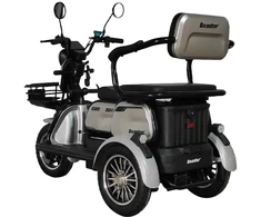 Beaster Scooter Elektrinis triratis motoroleris, BSKENDO4A, pilkas, surinktas, 500 W