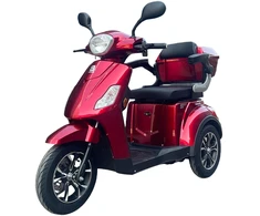 Beaster Scooter Elektrinis triratis motoroleris, BSMAGNUM1A, raudonas, surinktas, 1000 W