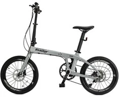 Beaster Scooter Sulankstomas karboninio rėmo dviratis Beaster, BS128S, sidabrinis