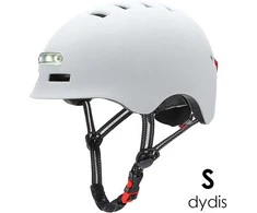 Beaster Scooter Šalmas Beaster BS02HWS, S dydis, baltas, su LED lemputėmis