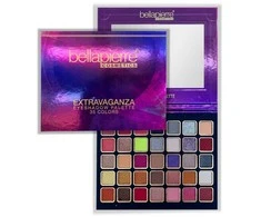 Bellapierre Cosmetics Profesionali akių šešėlių paletė Bellapierre Extravaganza Eyeshadow Palette, TEP034, 35 spalvos