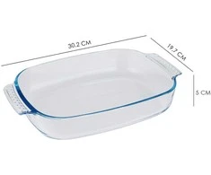 Borosilikatinio stiklo kepimo indas Zyle ZY1420GD, 2 l