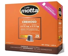 CaffeMotta Kavos kapsulės Caffe Motta Espresso Cremoso MT70018, 25 vnt.