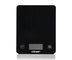 Virtuvinės svarstyklės Cloer 6870 juodos, sveria iki 10 kg, juodos