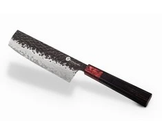 Damasko plieno peilis KAMAZAKI, Nakiri peilis, 18 cm, KZI218KN