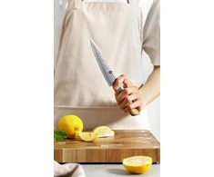 Damasko plieno peilis Kamazaki Utility Peilis KZ39KN, 13 cm
