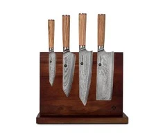 Damasko plieno peilių rinkinys kepsniams KAMAZAKI, 4 vnt. KZI003SET