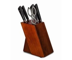 Damasko plieno peilių rinkinys su stovu KAMAZAKI, 4 vnt. KZI004SET