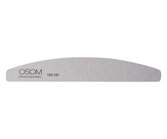 Dildė nagams Osom Professional Quality Half Moon Shape, zebra, EB179228180180 180/180, 1 vnt, 1/25