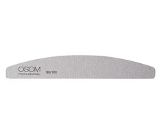 Dildė nagams Osom Professional Quality Half Moon Shape, zebra, EB179228180180 180/180, 1 vnt, 1/25