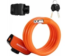 Dviračio spyna RockBros RB515OR, su raktu