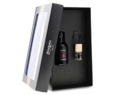 Kvapų namams rinkinys Erbolinea Prestige Melagranata ERBGIFTPACK4, sudaro kvapas namams su lazdelėmis ir kvapas automobiliui, 50 ml ir 5 ml