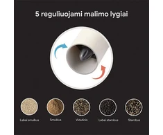 Įkraunamas druskos ir pipirų malūnėlis Zyle ZY9579WH, baltas