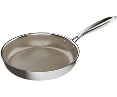 Indukcinė nerūdijančio plieno keptuvė Zyle Tri-Ply, ZY2026CFP, Ø26 cm