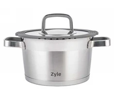 Indukcinis puodas su dangčiu Zyle ZY12718CS, 2 l