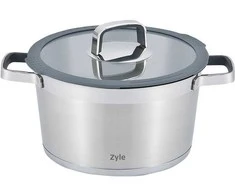Indukcinis puodas su dangčiu Zyle ZY12724CS, 4,5 l