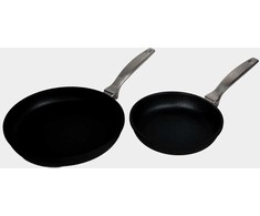 Indukcinių keptuvių rinkinys Swiss Diamond SDCXDset601i, rinkinį sudaro Ø20cm ir Ø26cm keptuvės