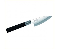 Japoniško plieno peilis KAI Wasabi juodas DM6710D peilis,10,5 cm ašmenys