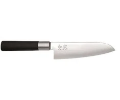 Japoniško plieno peilis KAI Wasabi juodas DM6716S peilis 16,5 cm ašmenys