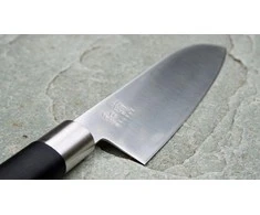 Japoniško plieno peilis KAI Wasabi juodas DM6716S peilis 16,5 cm ašmenys