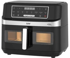 Karšto oro gruzdintuvė Zyle Dual Air Fryer 2 in 1 ZY551AF, 10 l