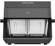 Karšto oro gruzdintuvė Zyle Dual Glass ZY070AF, 2200 W, 8 l